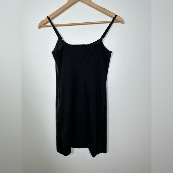 H&M Black and‎ Gold Skeleton Sequin Mini Dress XS - Picture 6 of 6
